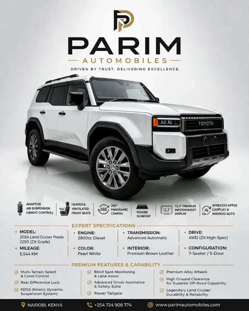 2024 TOYOTA LAND CRUISER PRADO J250 ZX